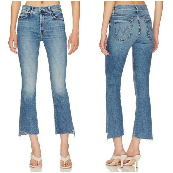 💕MOTHER💕 The Insider Crop Step Fray Jeans ~ Juicin' 34 NWT - Picture 9 of 16